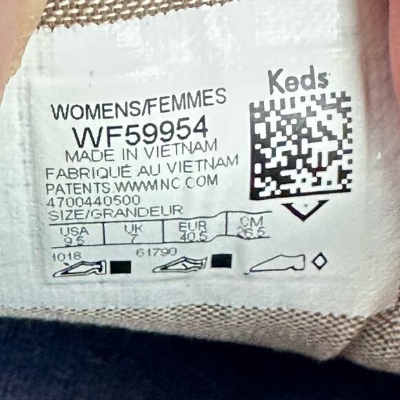 Keds Striped Casual Lace Up Sneakers Dream Foam Memory Women's Sz 9.5 WF59954 - Picture 9 of 9